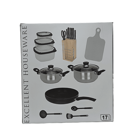 Set de Utensilios de Cocina 17pcs