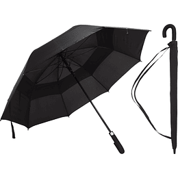 Paraguas 75 Cm. Fibra Negro