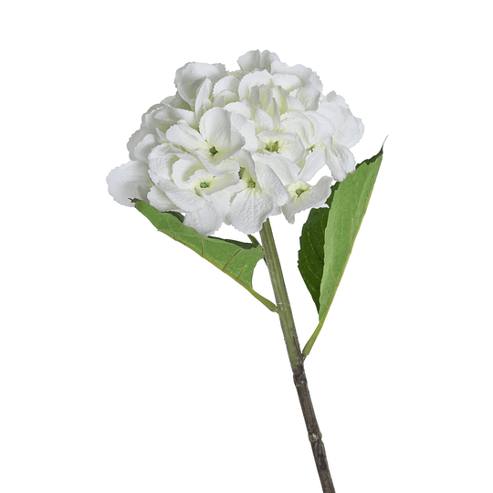 Flor Hortensia Blanca 52 cm