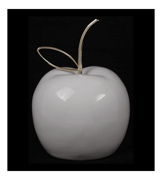 Manzana Blanca Decorativa 