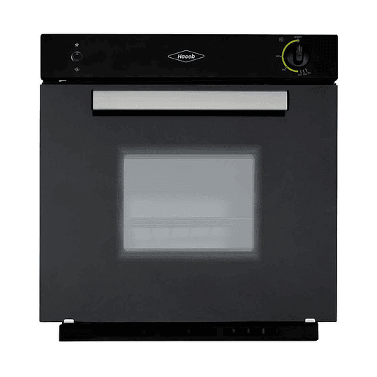 Horno Casia Haceb A Gas Negro 60 Cm Gas Natural