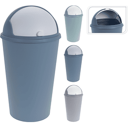 Tanque Para Basura Con Tapa Basculante Plástico 25 Litros