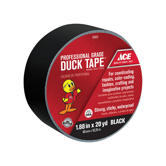 Cinta Duck Tape Negra 48 mm X 18.28 m