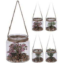 Tarro Con Plantas Colgar 10 x 95 cm