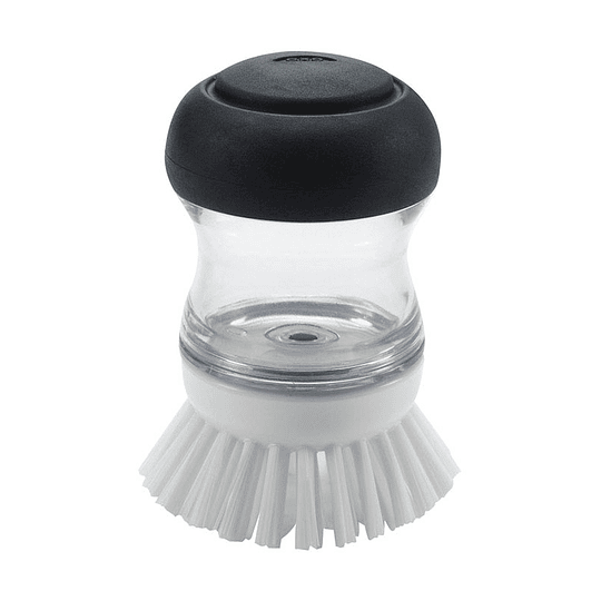 Cepillo Para Platos Con Dispensador De Jabón De Plástico/Goma