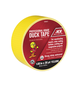 Cinta Duck Tape Amarilla 48 mm X 18.28 m