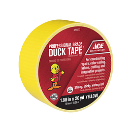 Cinta Duck Tape Amarilla 48 mm X 18.28 m