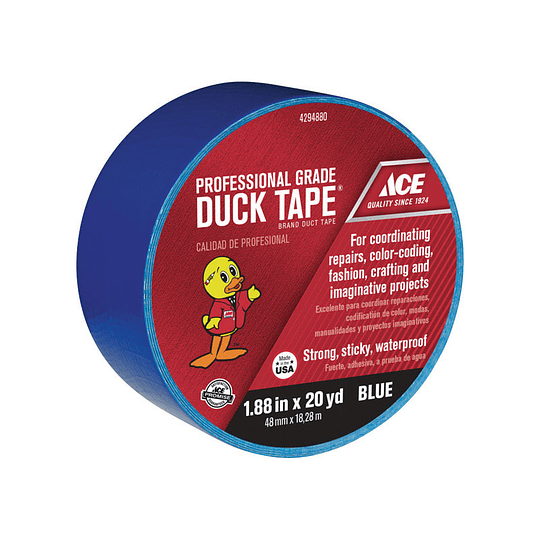 Cinta Duck Tape azul 48 mm X 18.28 m