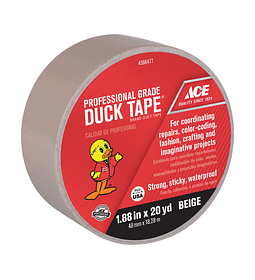 Cinta Duck Tape Beige 48 mm X 18.28 m