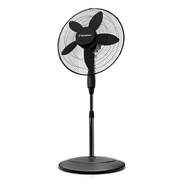 Ventilador De Pedestal 45 Cm Negro