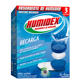 Humidex Recarga 3 Recargas x 80 g