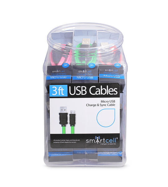 Cable USB A Micro USB Smartphones Y Tablets 1 m