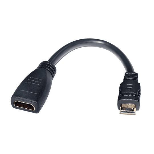 Cable adaptador mini hdmi a hdmi m/f – 15cm
