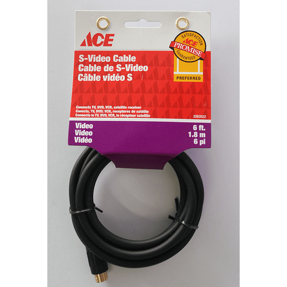 Cable S-Video 1.82 m