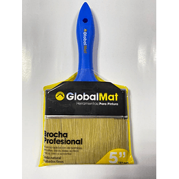 Brocha Profesional Cabo Azul 5" Globalmat