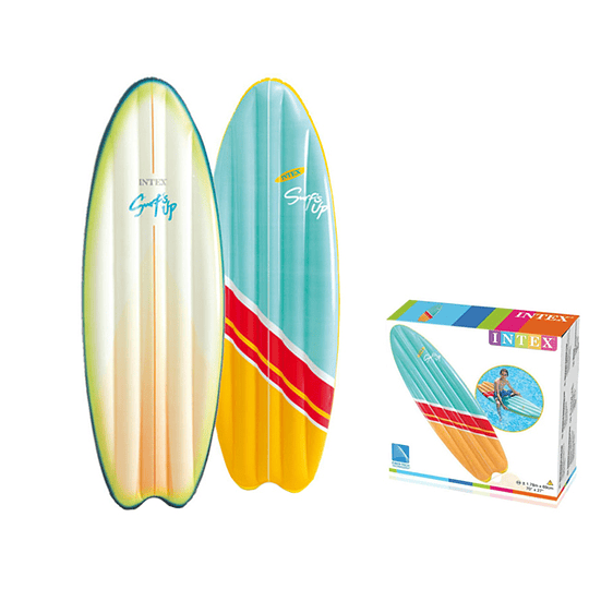 Flotador Inflable Tabla De Surf Intex