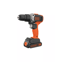 Taladro Percutor Inalámbrico 3/8" Bateria De 20 Voltios BLACK&DECKER