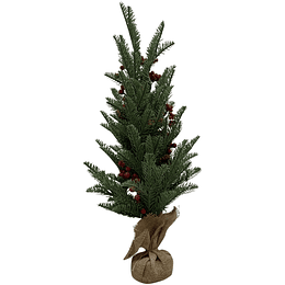 Árbol Navideño Decorativo Con Base En Yute 