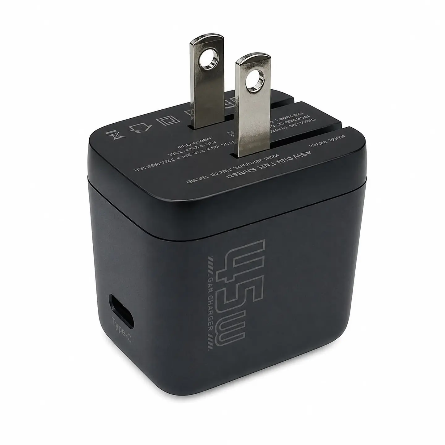 cargador GaN 45W USB-C con pantalla inteligente/carga rápida 2