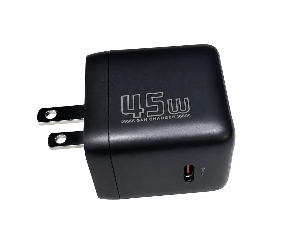 cargador GaN 45W USB-C con pantalla inteligente/carga rápida 3