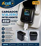 cargador GaN 45W USB-C con pantalla inteligente/carga rápida - Miniatura 4