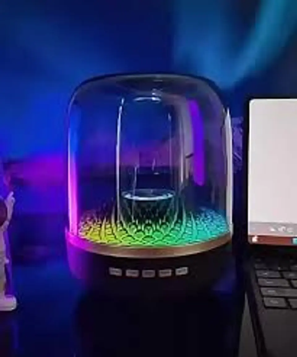 parlante Bluetooth LED  2