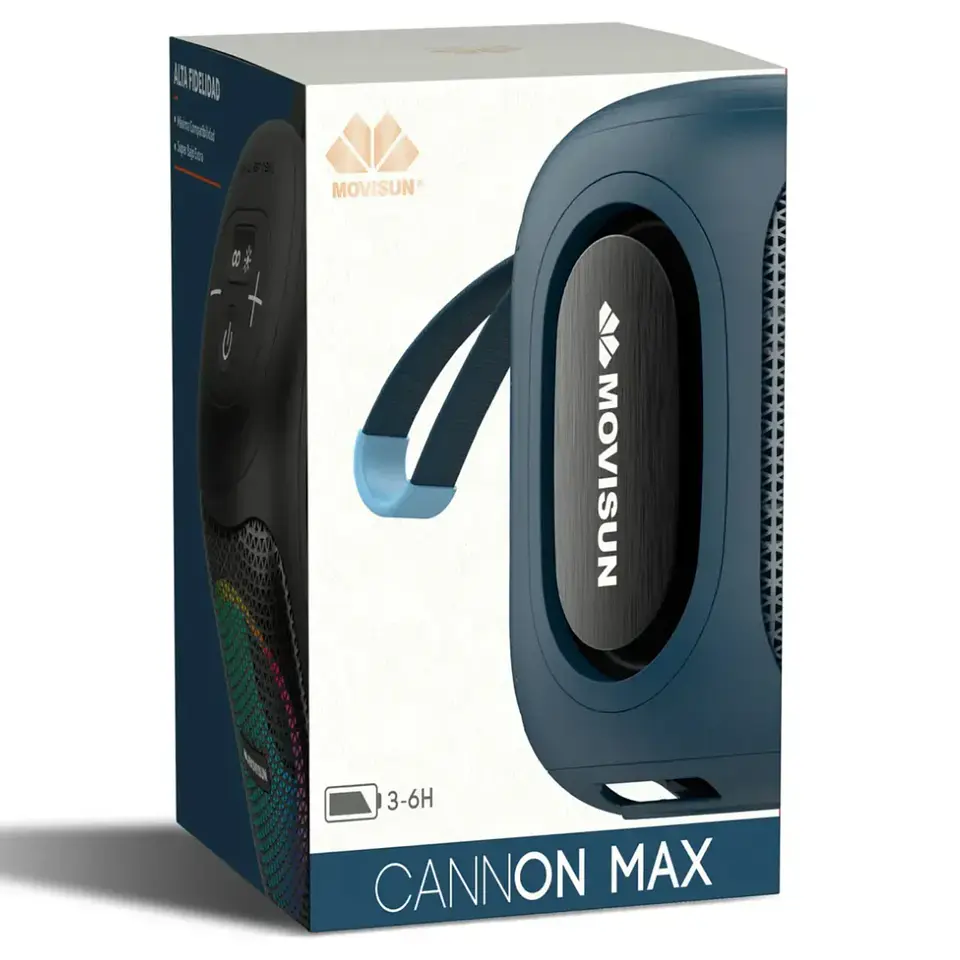 Parlante Bluetooth Movisun Cannon Max 2