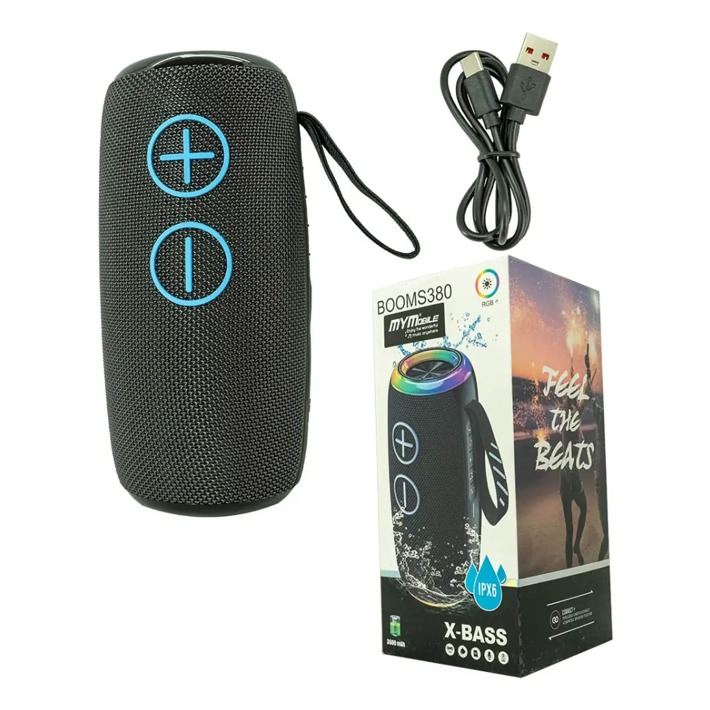 Parlante Portatil Boom S380  3