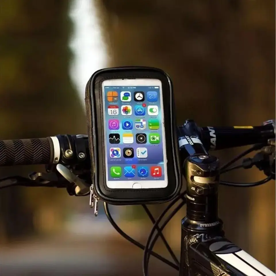 Soporte Holder Bolso Porta Celular Moto 4