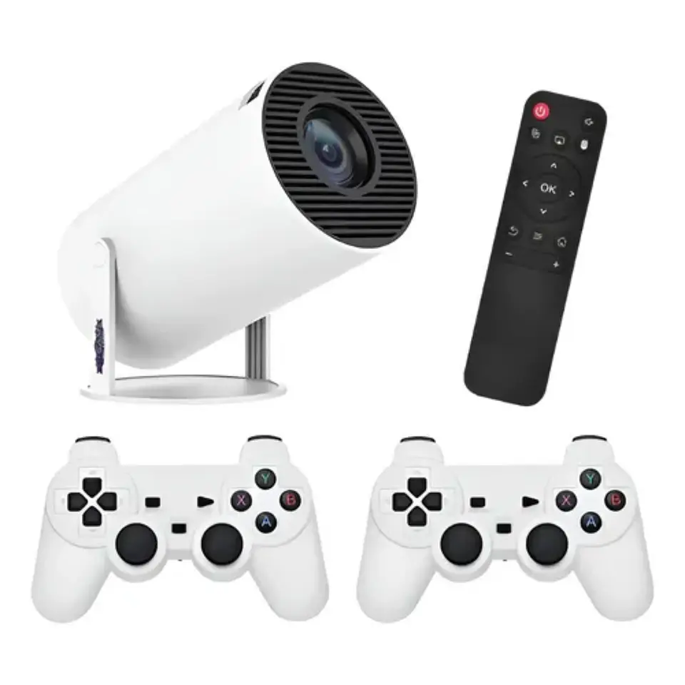 Proyector HY-300 con Controles y Video Juegos  1