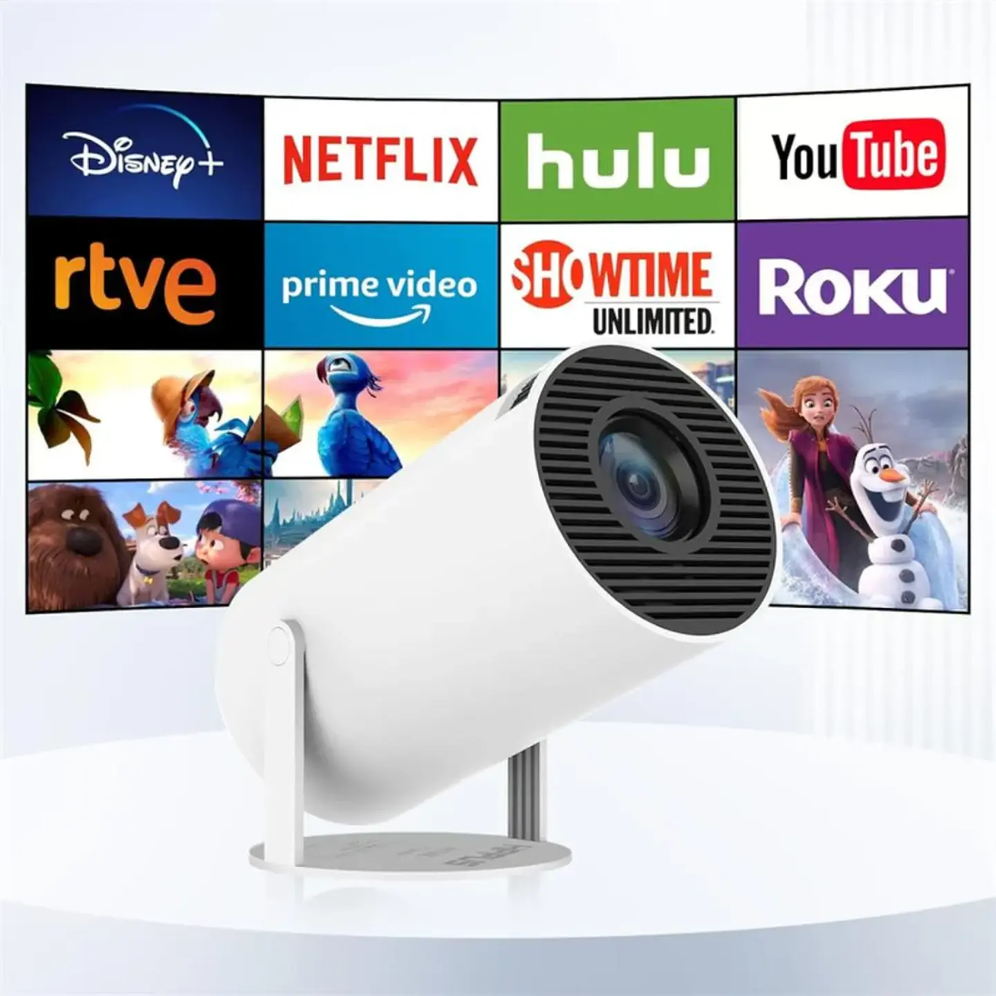 Proyector HY-300 con Controles y Video Juegos  3