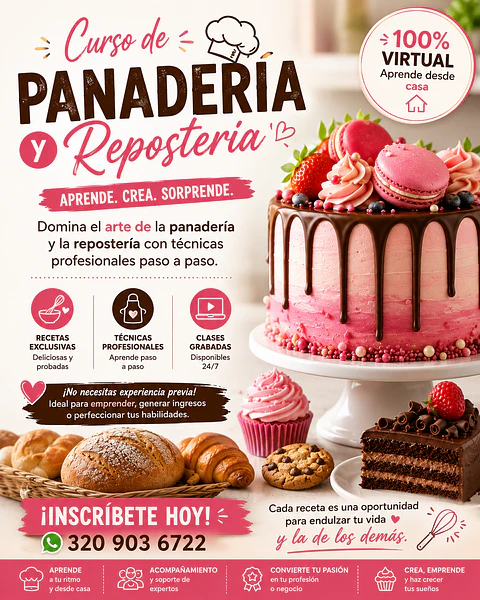 Curso de Panderia y Reposteria
