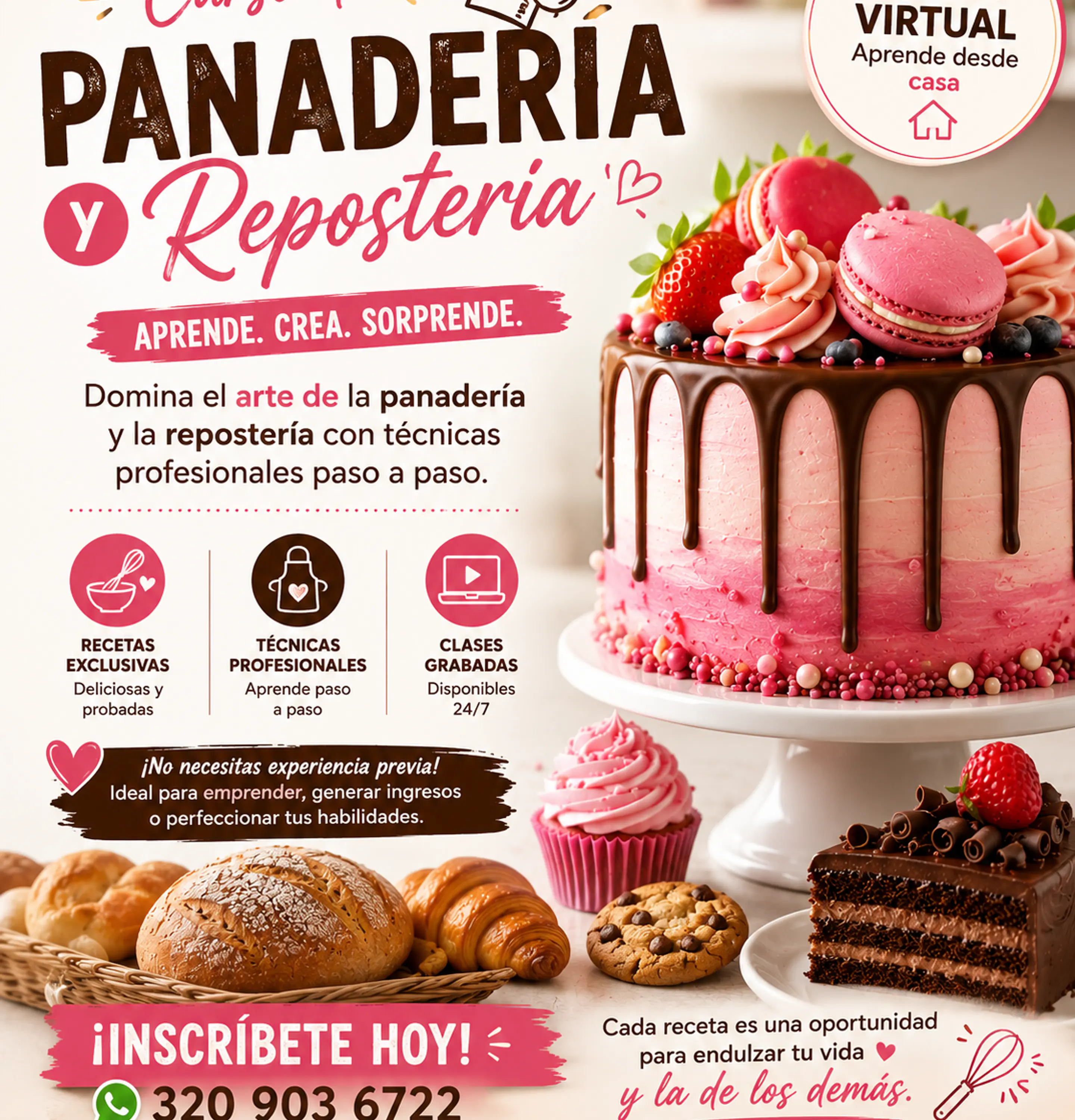 Curso de Panderia y Reposteria 1