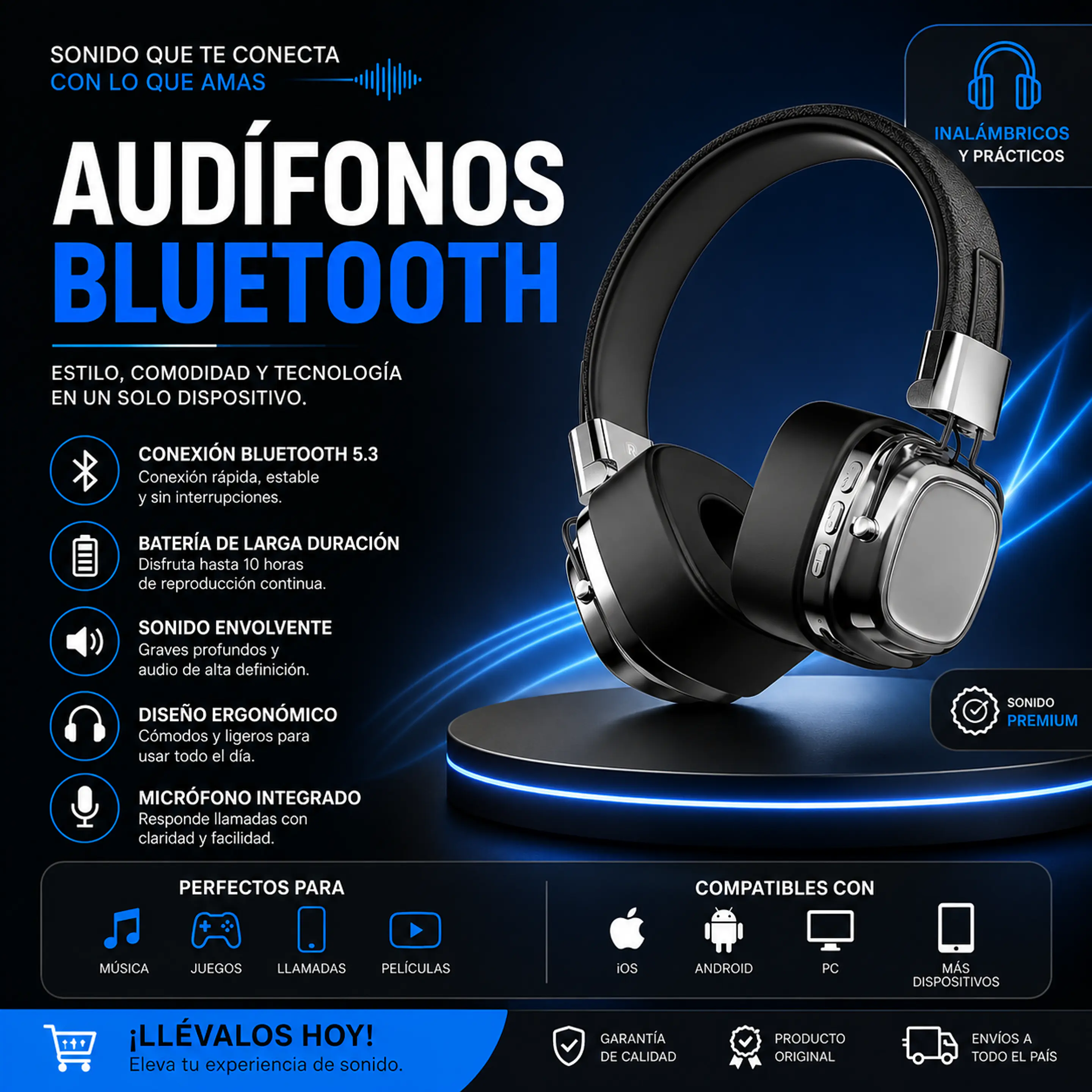 Audifonos WBK 986 2
