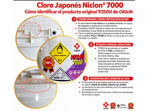 CLORO GRANULADO NICLON 7000 - JAPONES