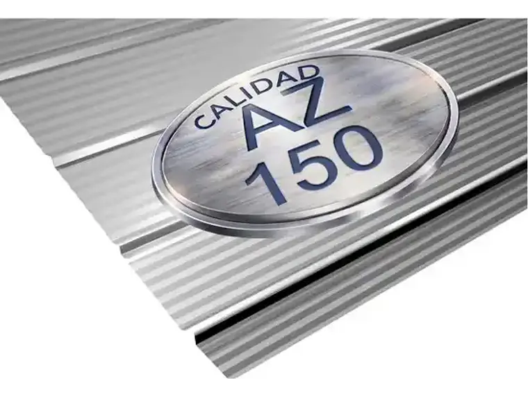 Plancha de Zinc Perfil 5V Espesor 0,35mm Largo 3000mm 1