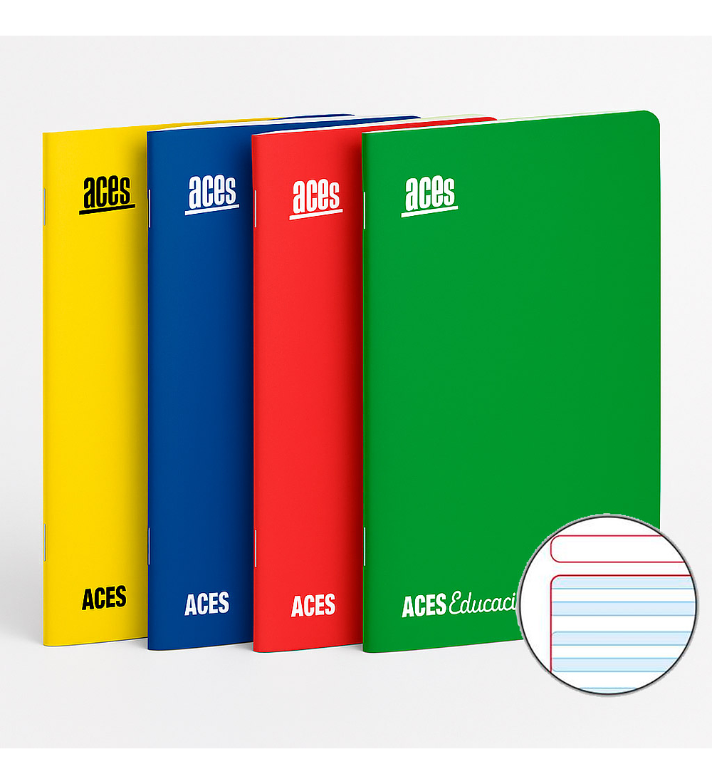 Cuaderno Triple Renglón ACES Deluxe