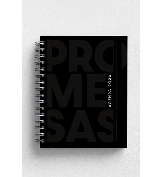 Agendas Promesas 2026 - NEGRO