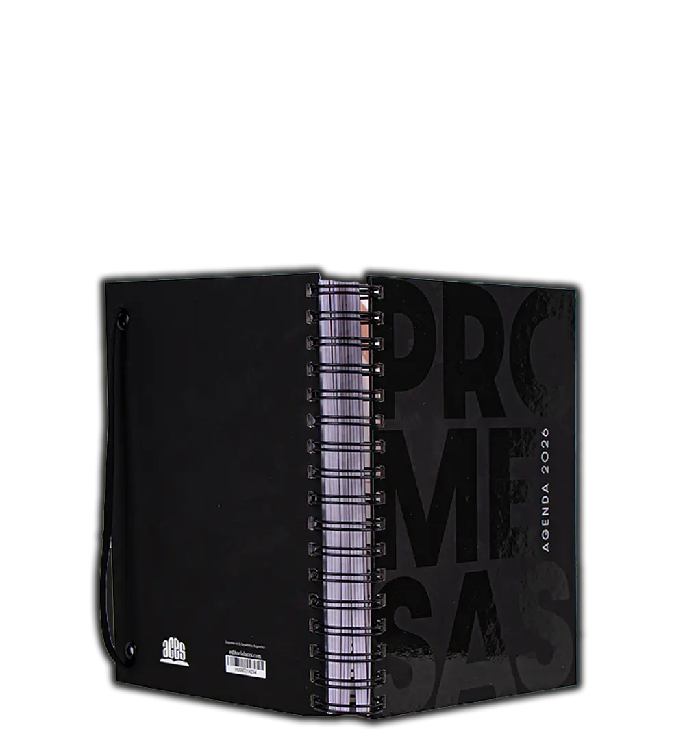 Agendas Promesas 2026 - NEGRO