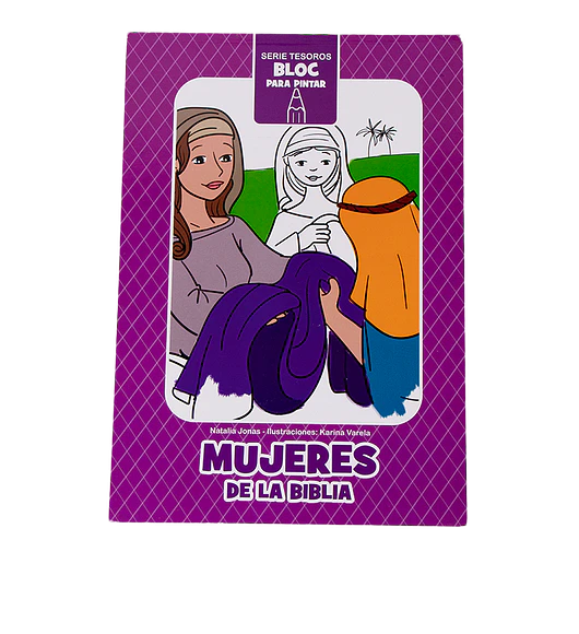 Serie Tesoros - Bloc para pintar: Mujeres de la Biblia