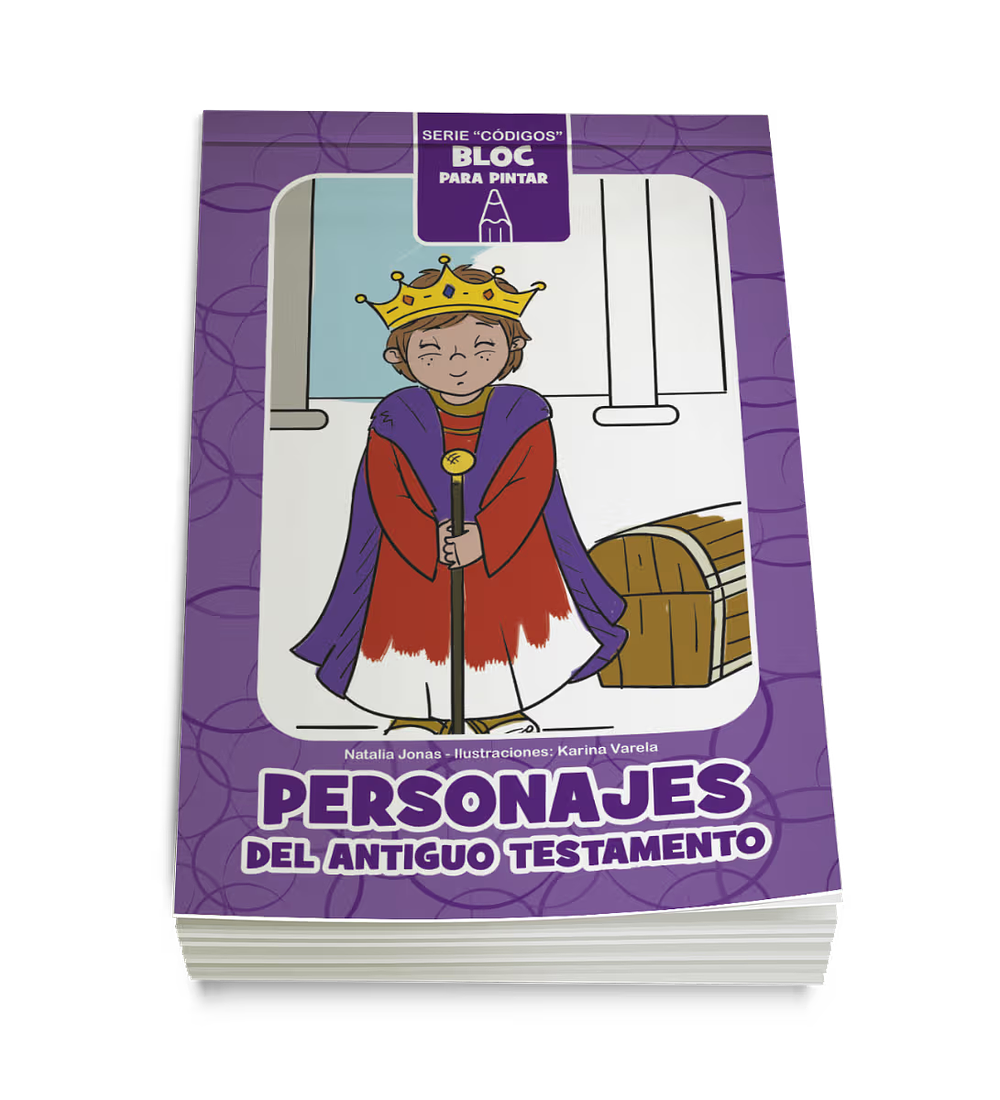 Serie Códigos - Bloc para pintar: Personajes AT 