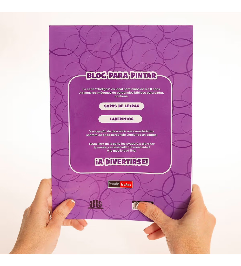 Serie Códigos - Bloc para pintar: Personajes AT 