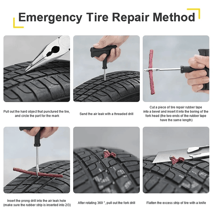 10 units Tubless Tire Repair Tapes (MTB and Motorcycle) 6