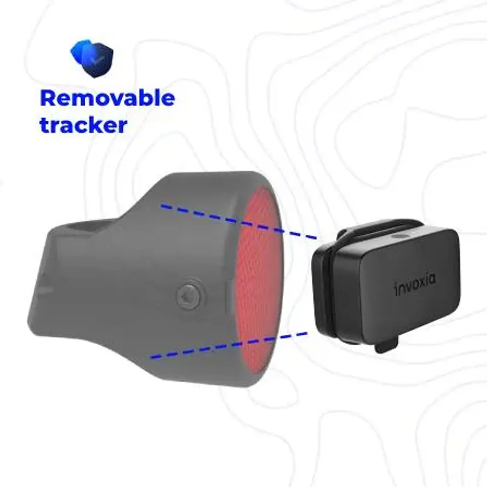 Invoxia Bike Tracker - Localizador GPS para Bicicletas e Trotinetes c/ Conectividade Sigfox/LoRa e Refletor 2