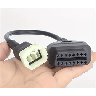 OBD2 to KTM 6‑Pin Diagnostic Adapter Cable