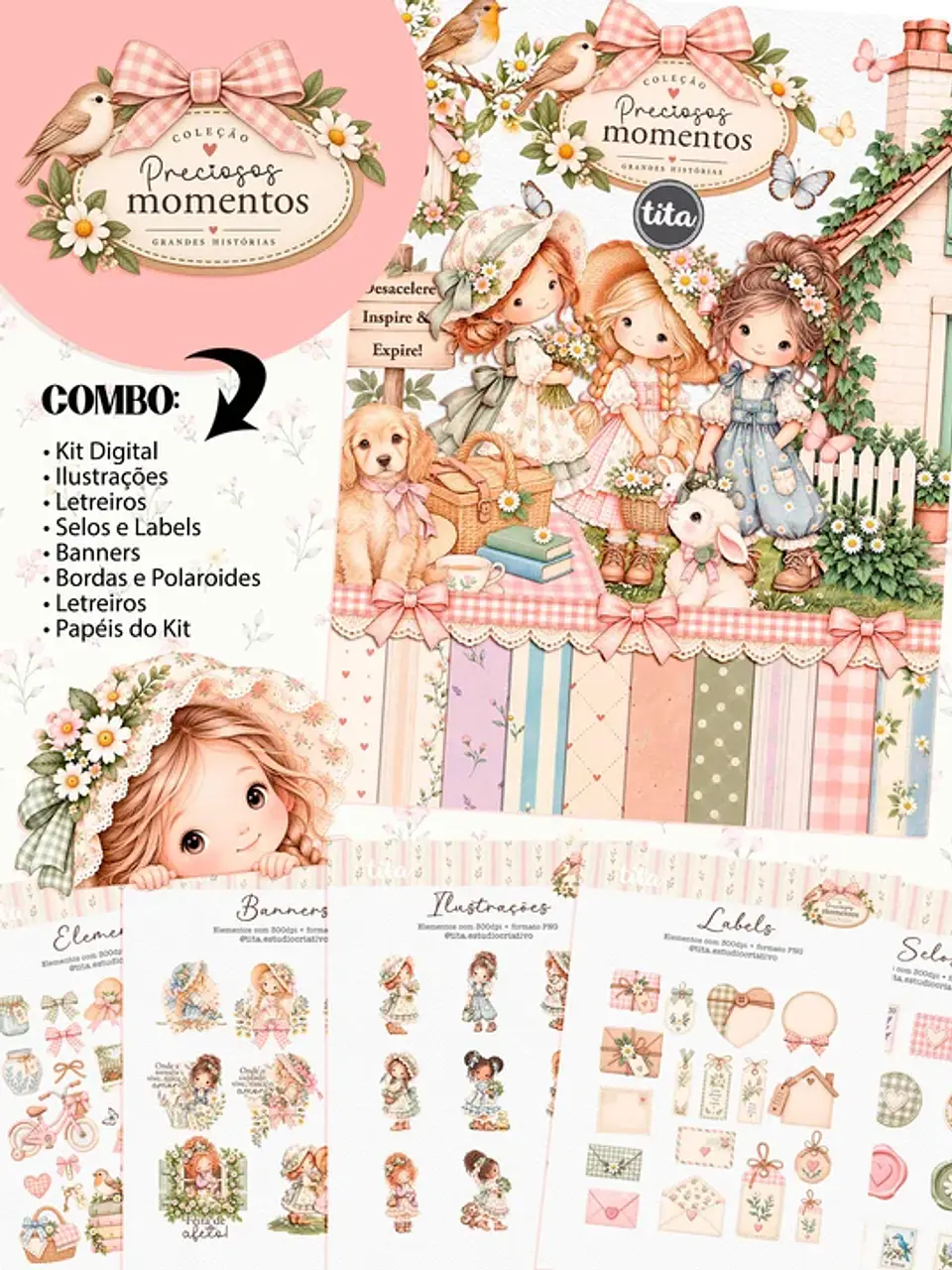 Preciosos Momentos – Combo Ilustrações 1