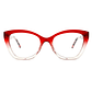 Scarlet Ruby – Lentes de Lectura Presbicia para Mujer Cat-Eye Degradé - Miniatura 3
