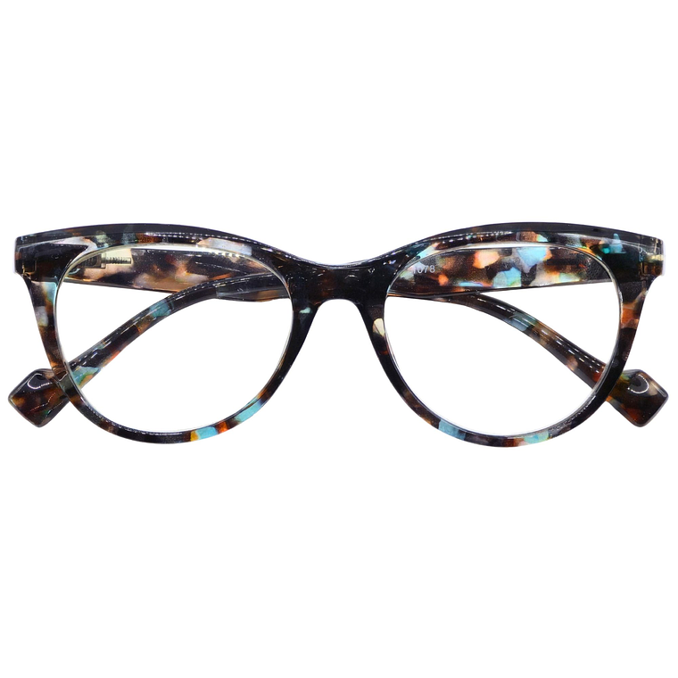 Mosaic Nocturne – Lentes de Lectura Multicolor Oscuro para Mujer 4