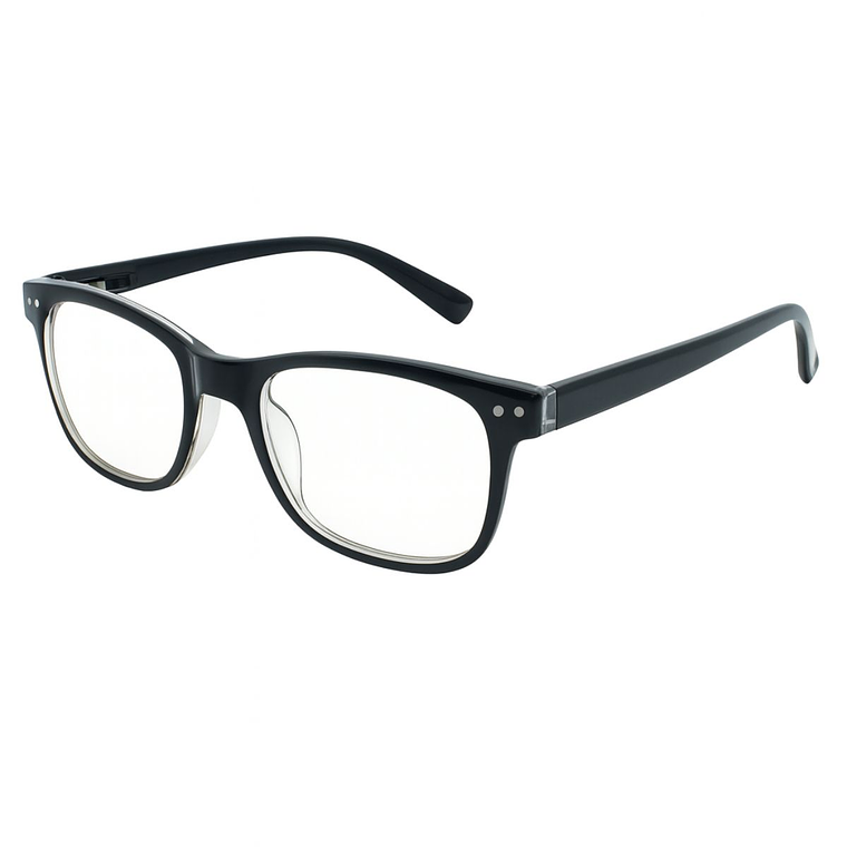 Vector Onyx – Lentes de Lectura Negro Sólido para Hombre 1