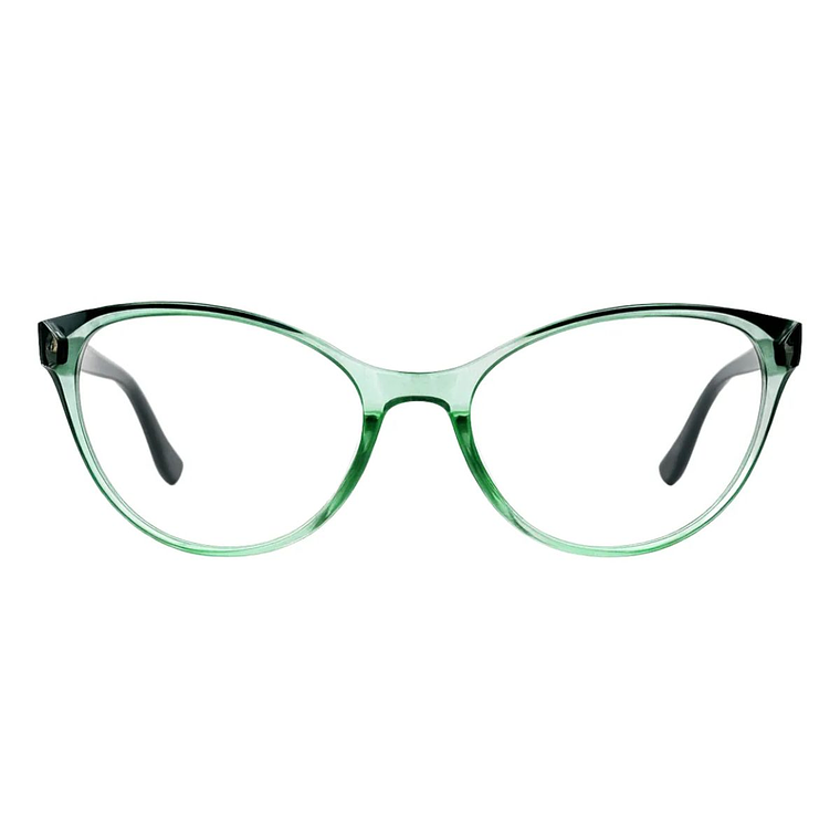Crystaline Jade – Lentes de Lectura Verde Translúcido para Mujer 1